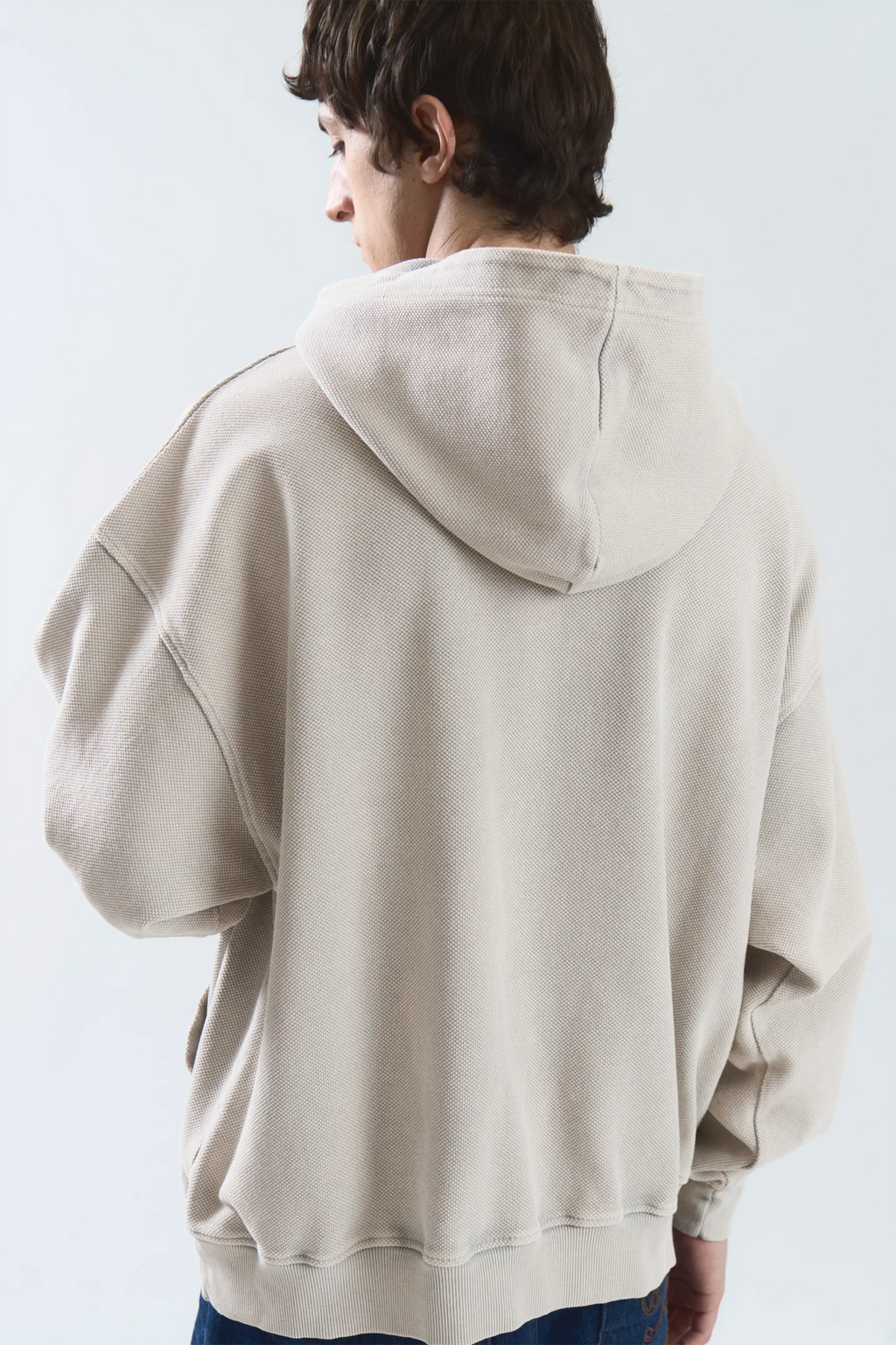 PRESS "LOWERCASE" HOODIE BEIGE