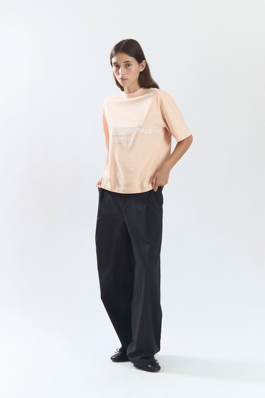 BASIC TEE PEACH