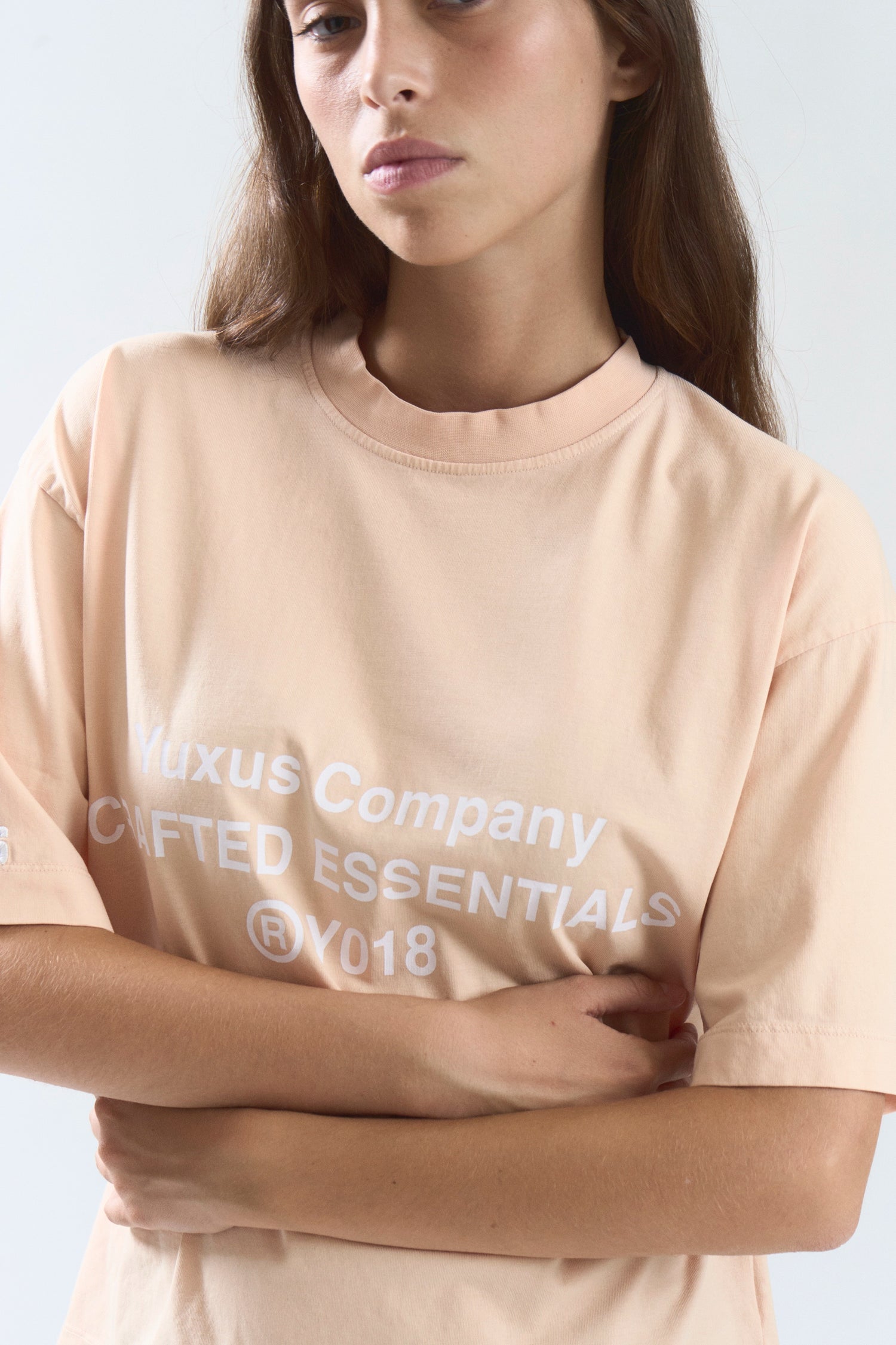 BASIC TEE PEACH