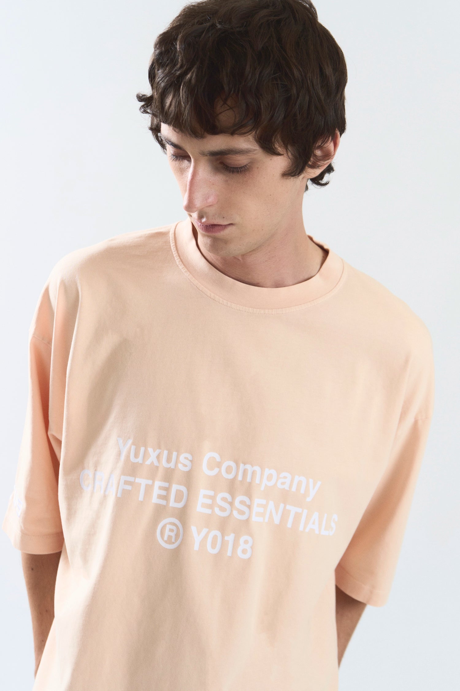 BASIC TEE PEACH