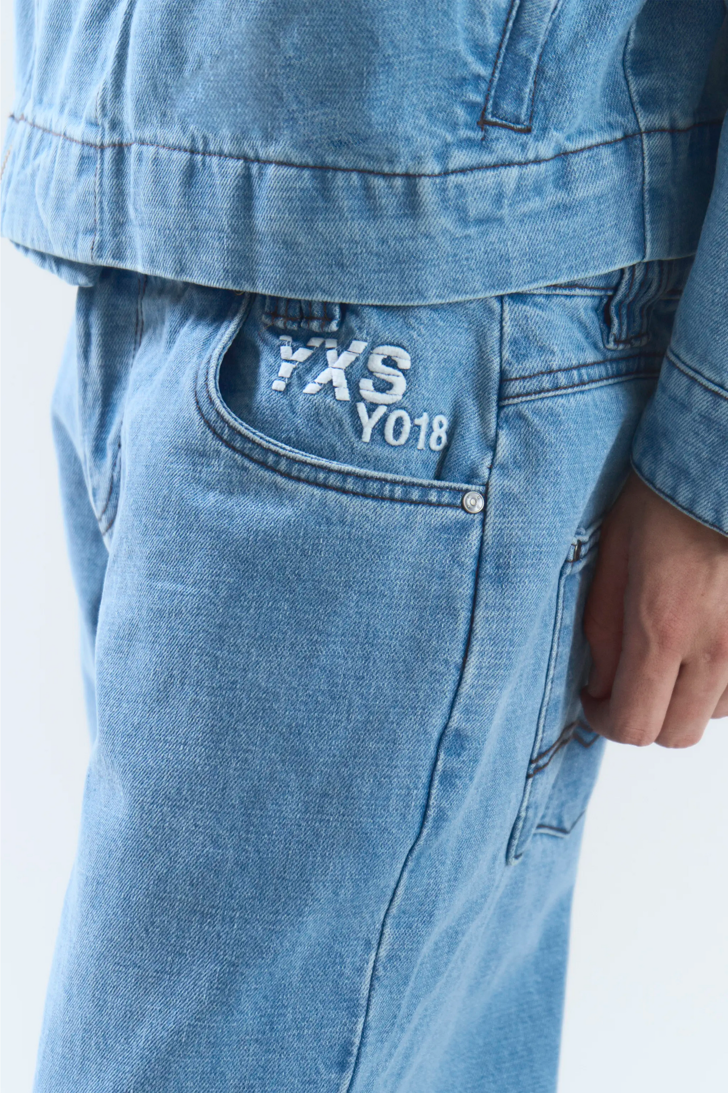 SELV "LATE HOURS" PANTS LIGHT BLUE