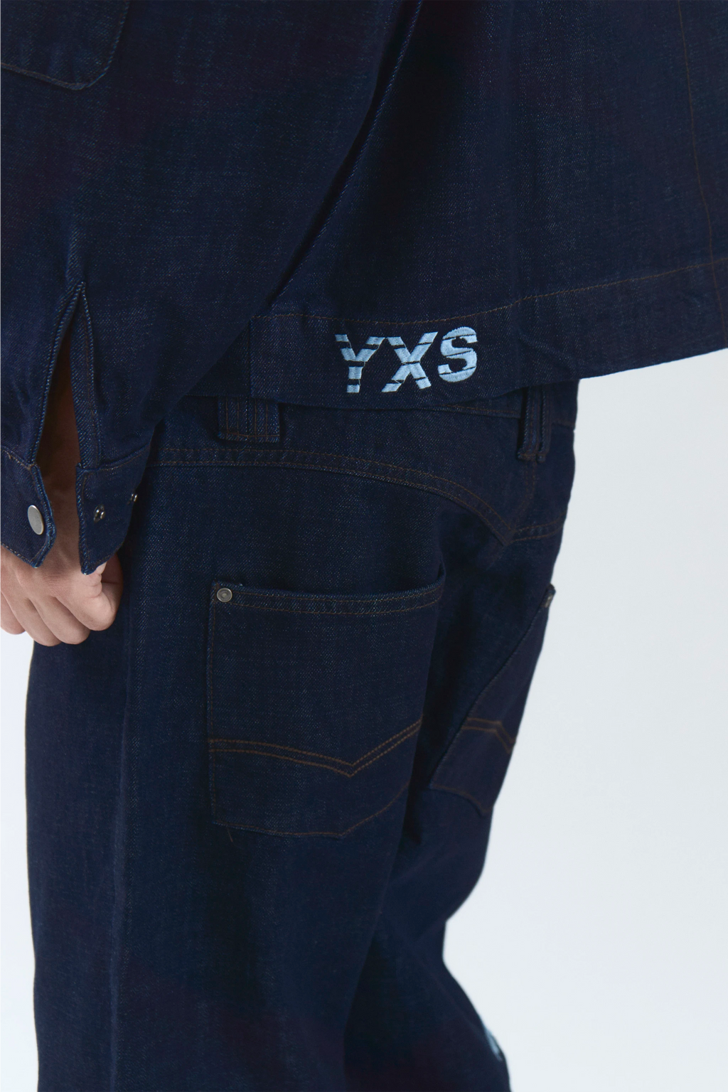 RAW "LATE HOURS" JACKET DARK BLUE