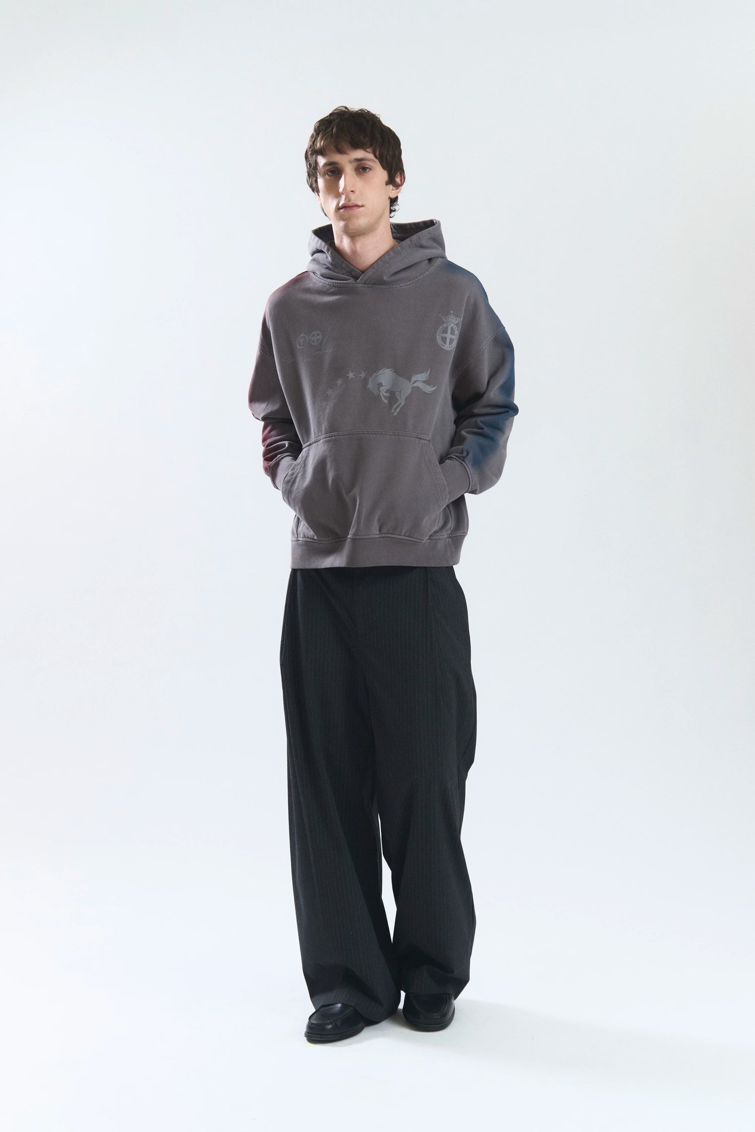 HUSTLE HOODIE GREY