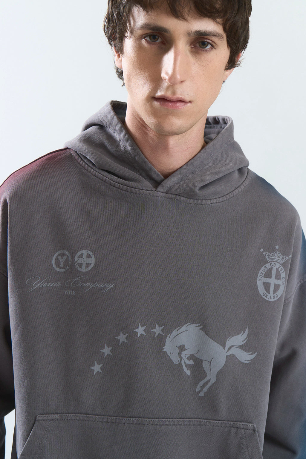 HUSTLE HOODIE GREY