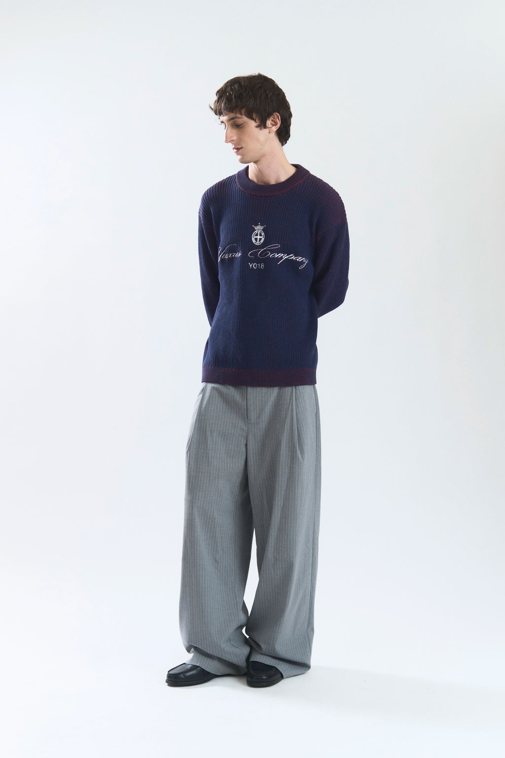 NIVOR KNIT BLUE STRIPES