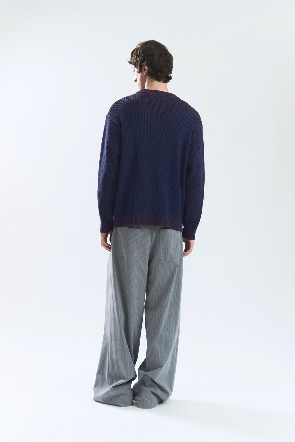 NIVOR KNIT BLUE STRIPES