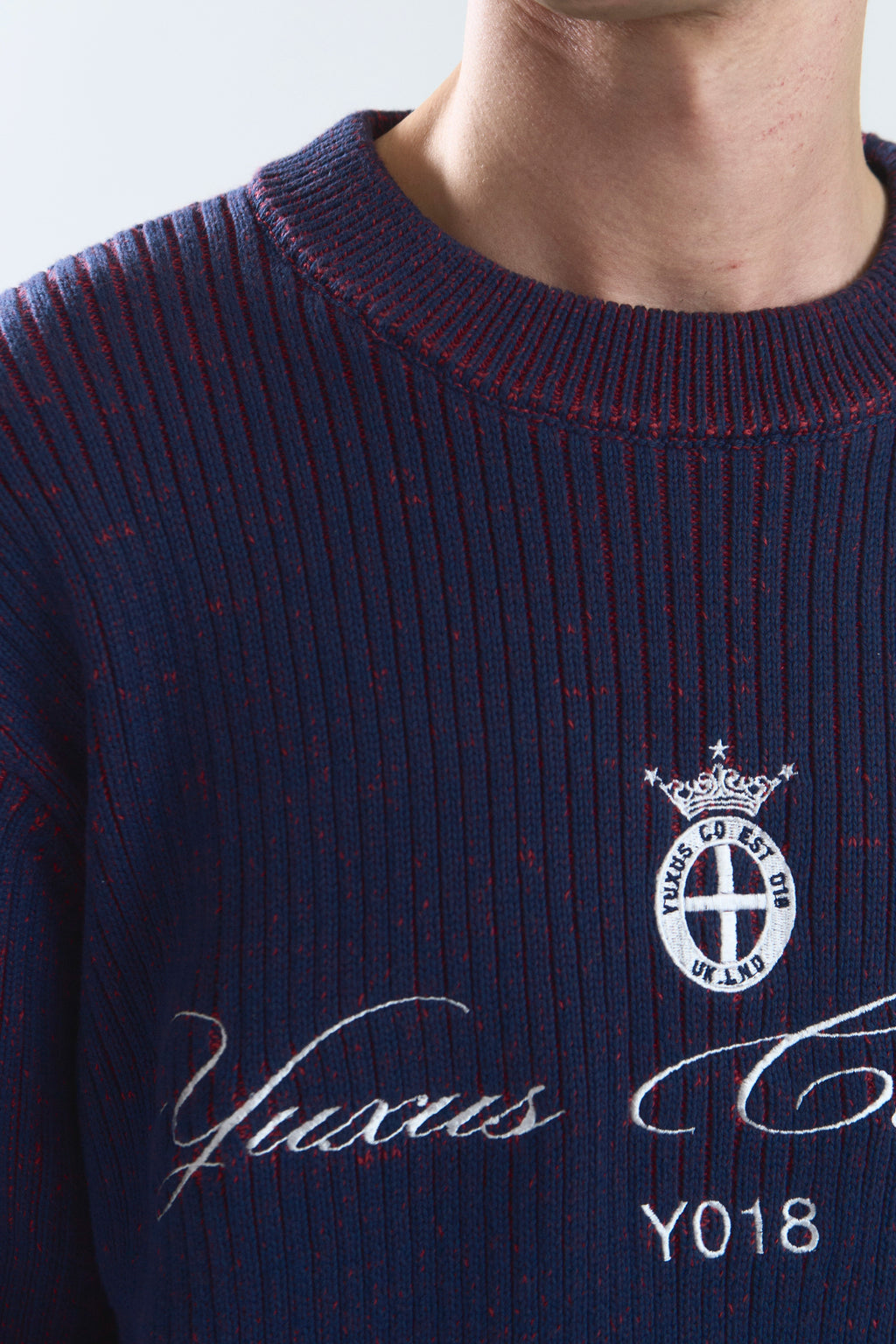 NIVOR KNIT BLUE STRIPES