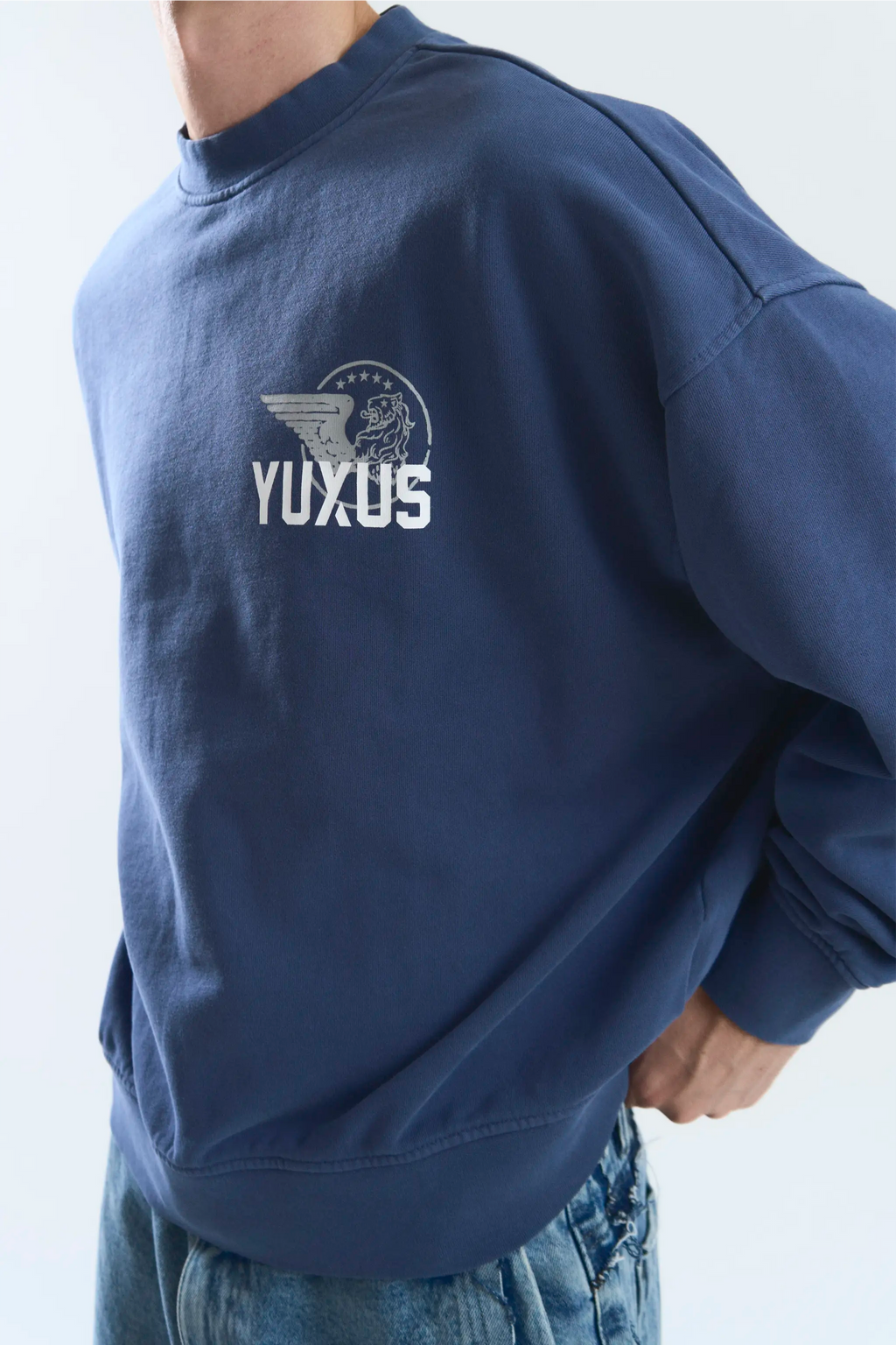RANGE CREWNECK BLUE