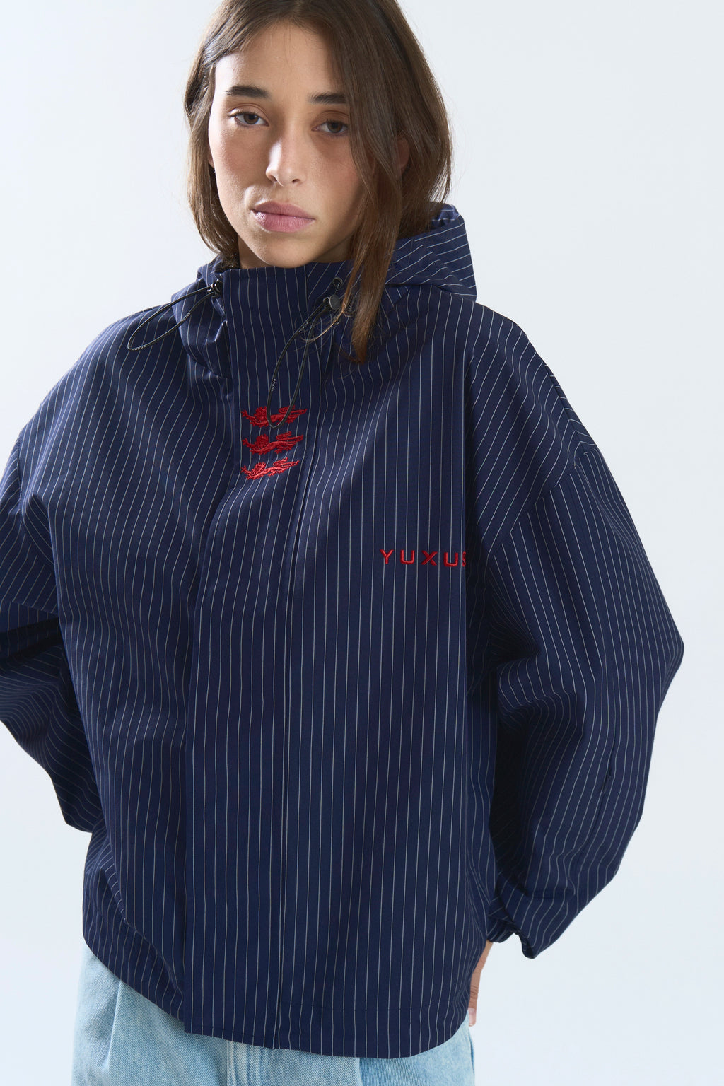 CHECK WINDSTOPPER BLUE
