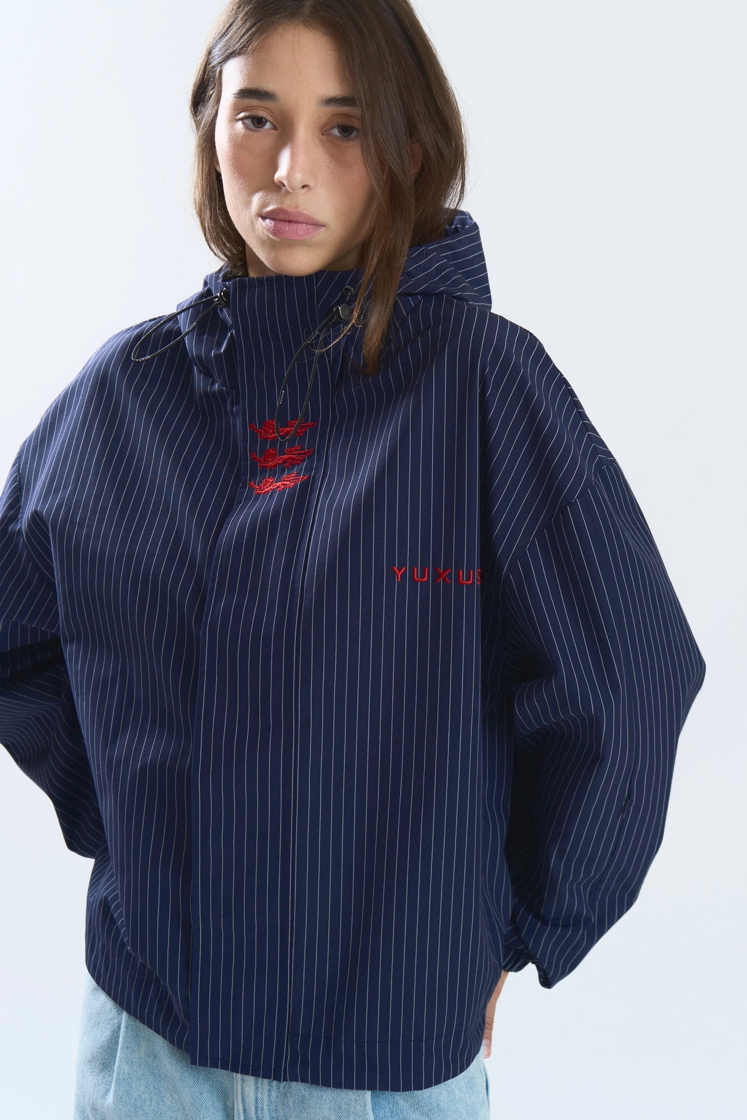 CHECK WINDSTOPPER BLUE
