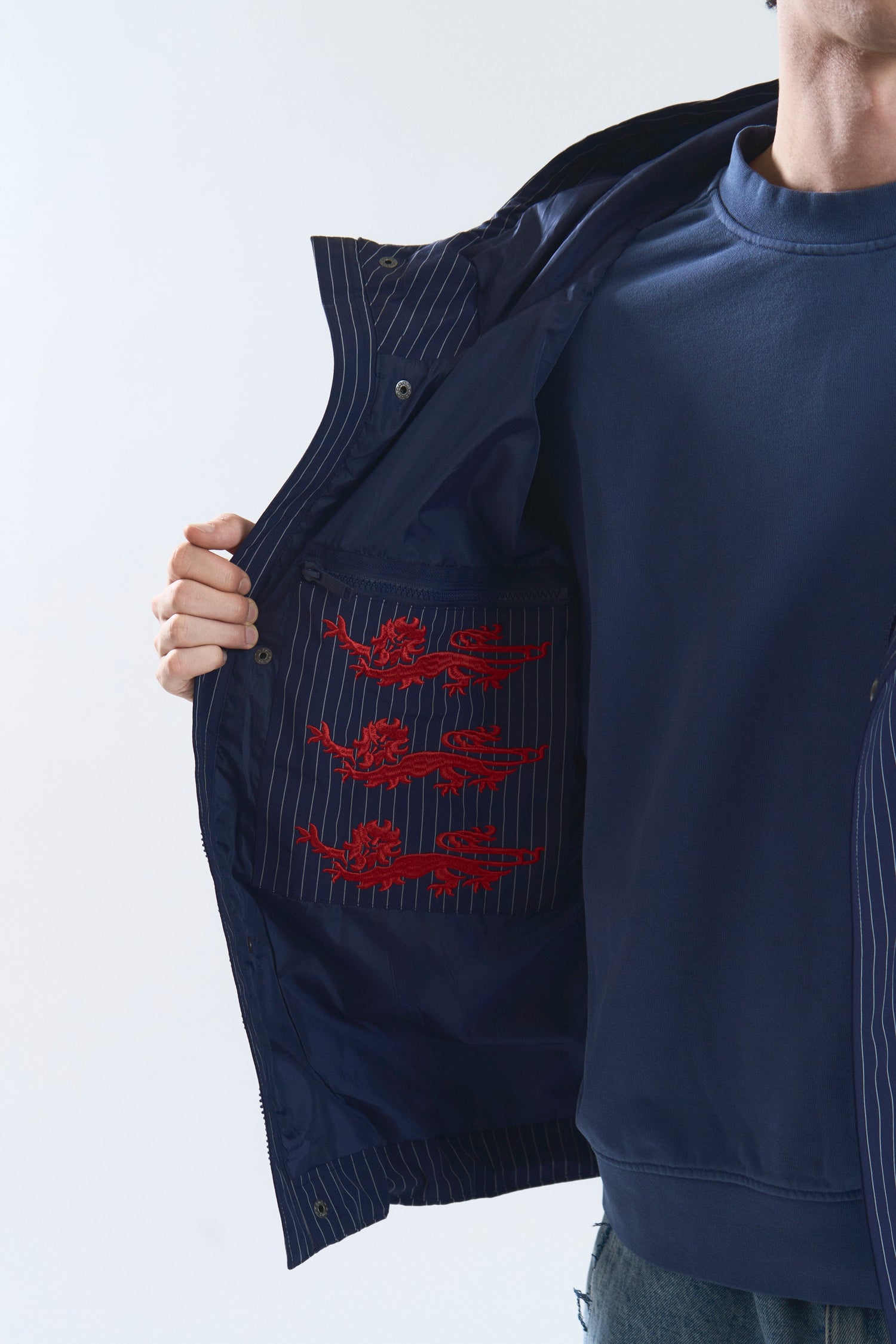 CHECK WINDSTOPPER BLUE