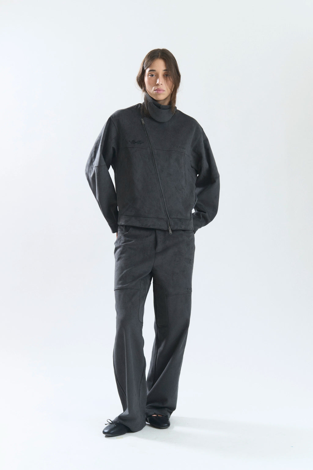 SOHO SUEDE JACKET GREY