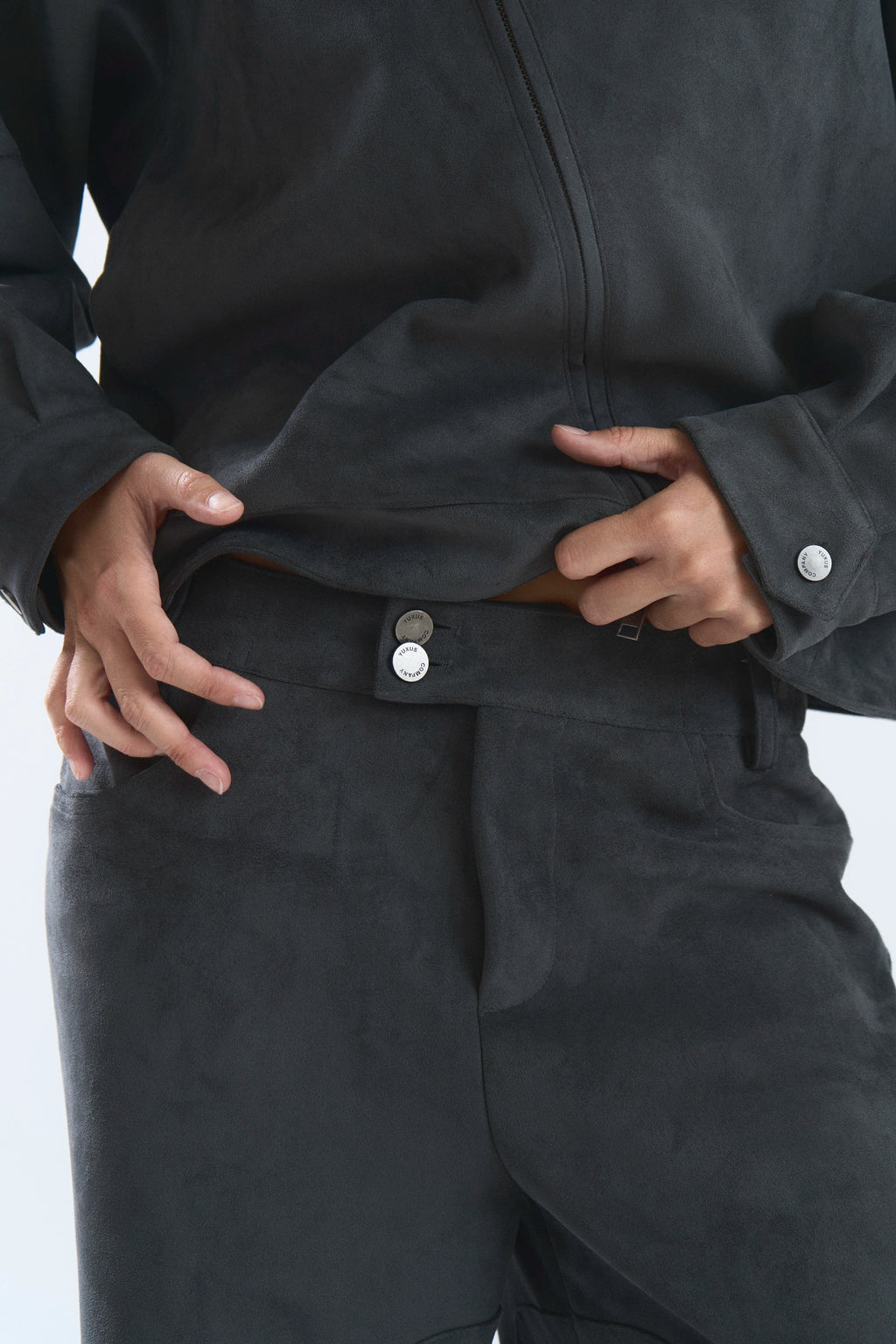 SOHO SUEDE PANTS GREY