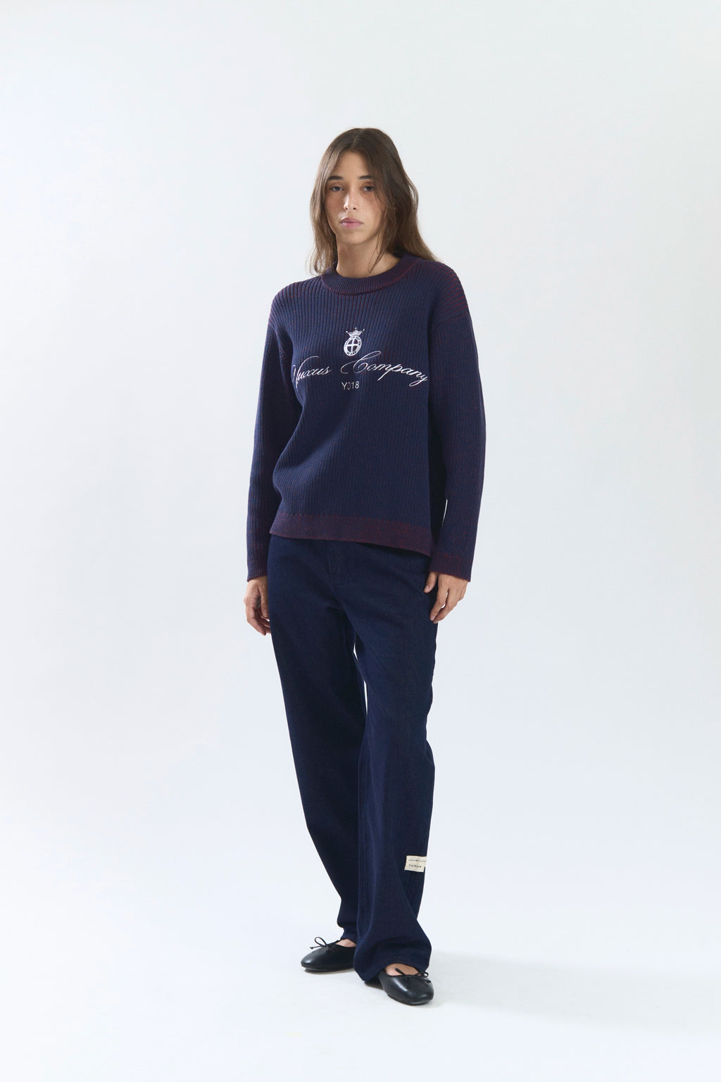 NIVOR KNIT BLUE STRIPES