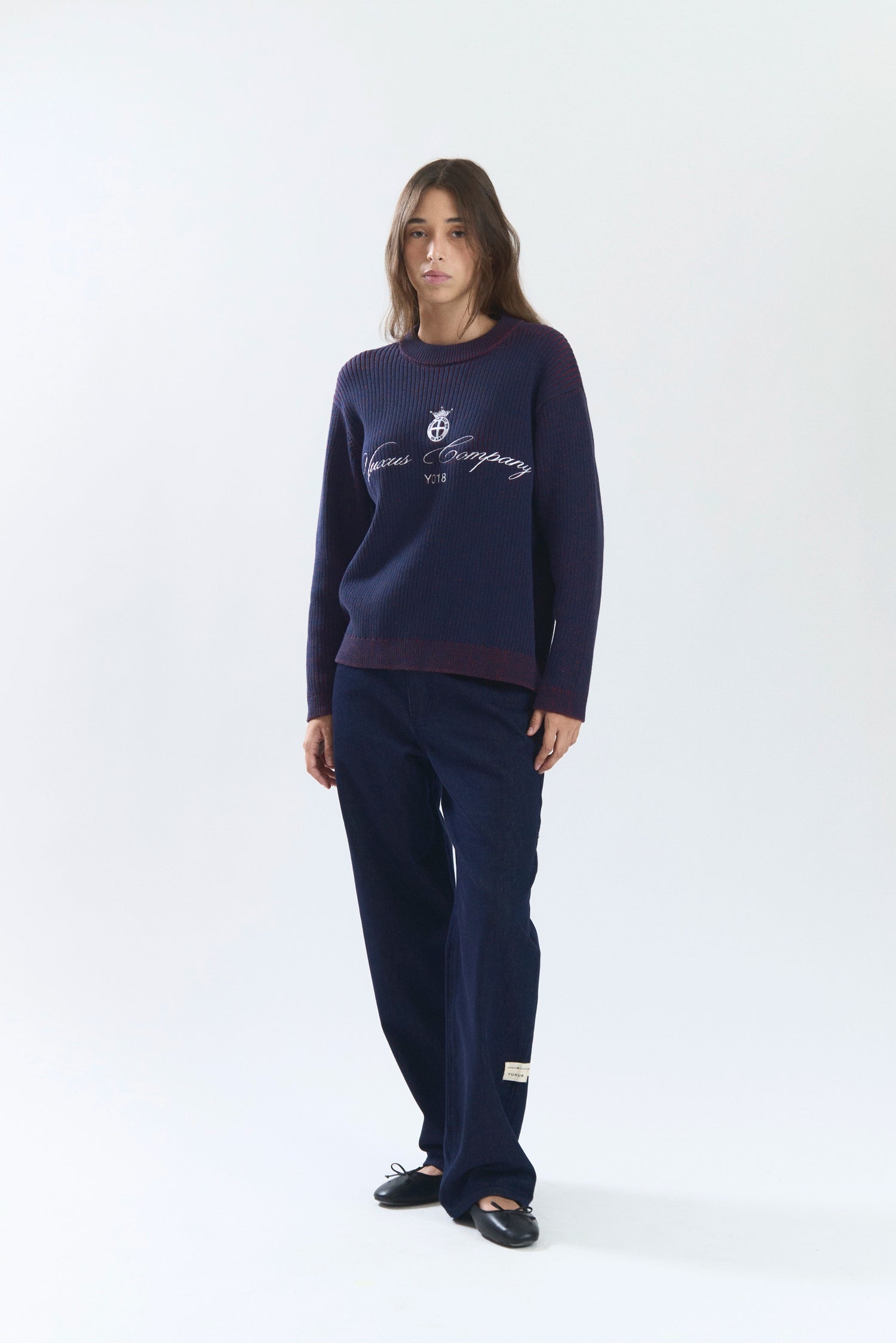 NIVOR KNIT BLUE STRIPES