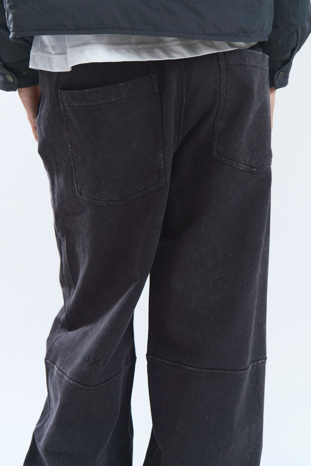 FELT SWEATPANTS BLACK