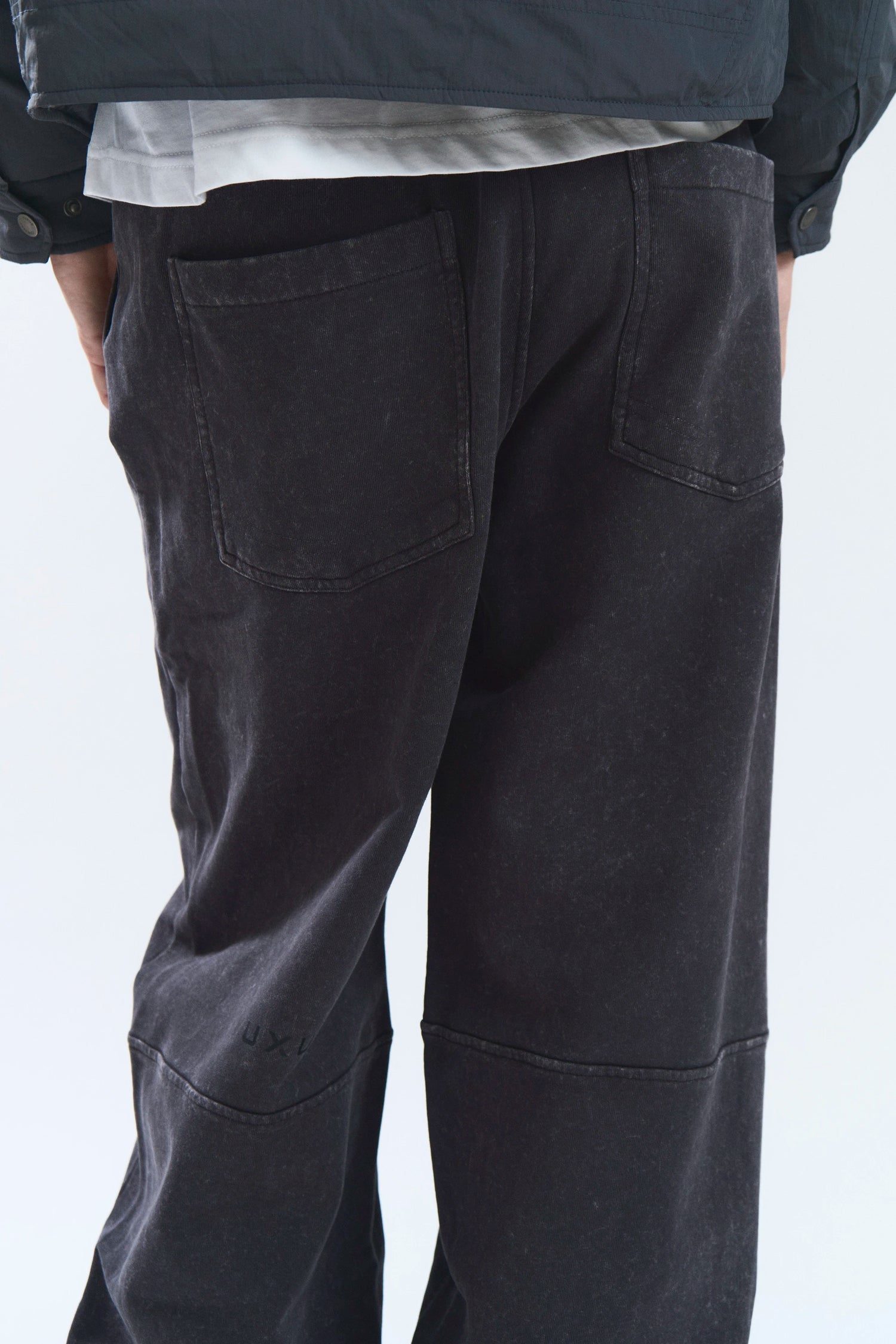 FELT SWEATPANTS BLACK