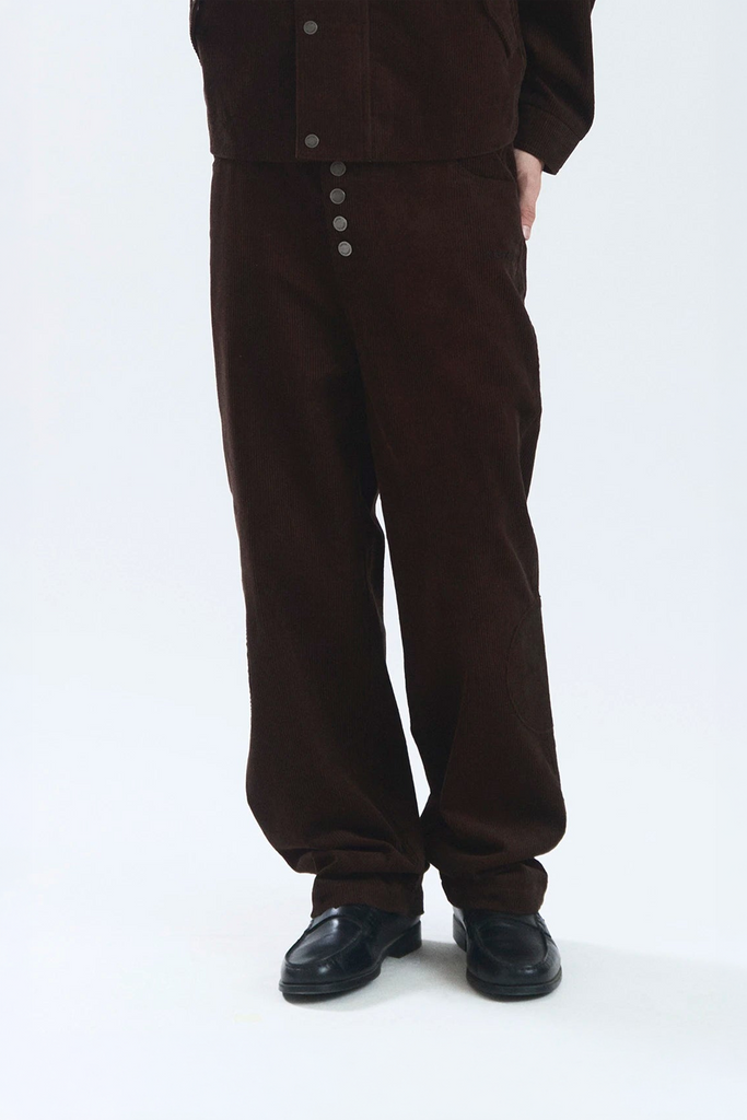 CHELSEA CORDUROY PANTS BROWN