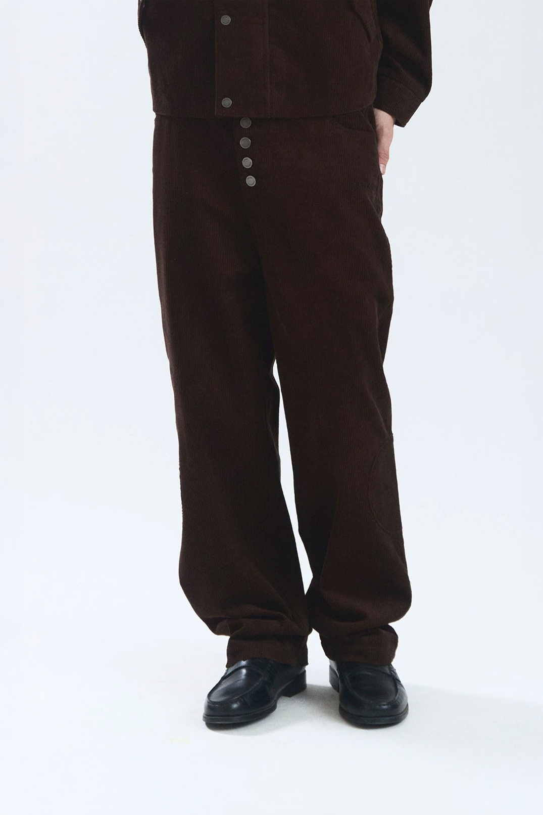 CHELSEA CORDUROY PANTS BROWN