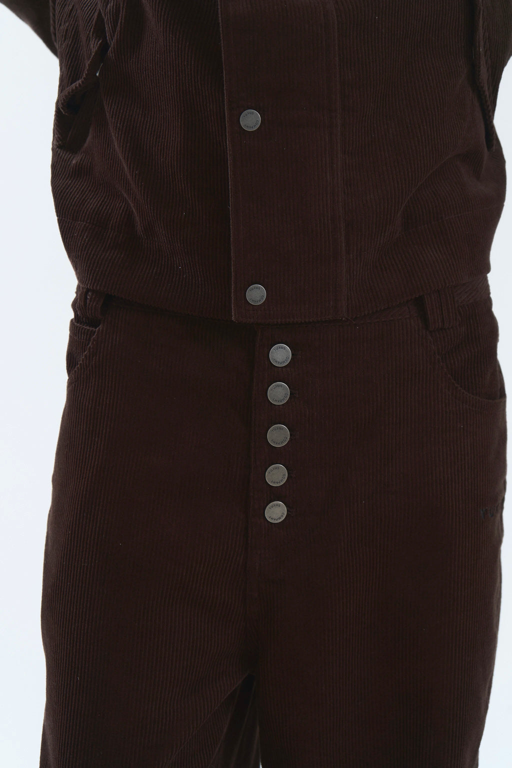 CHELSEA CORDUROY PANTS BROWN