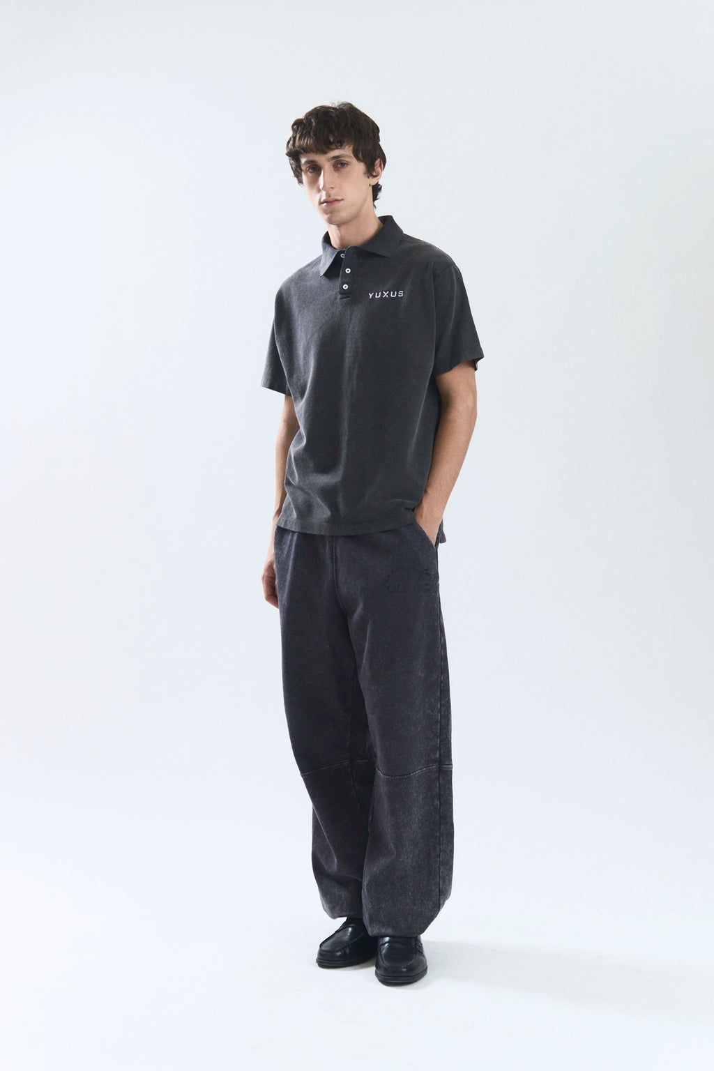 FELT SWEATPANTS BLACK