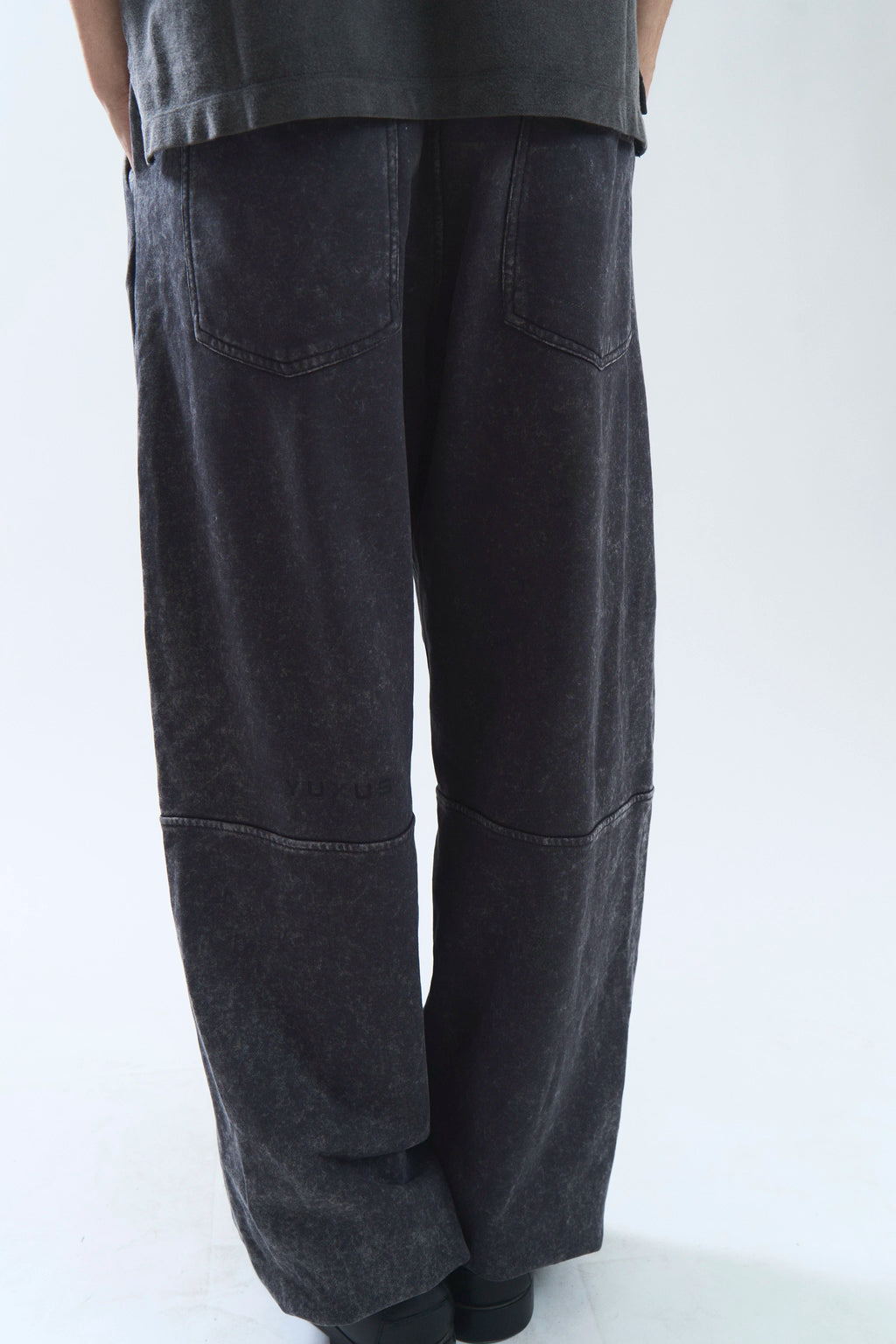 FELT SWEATPANTS BLACK