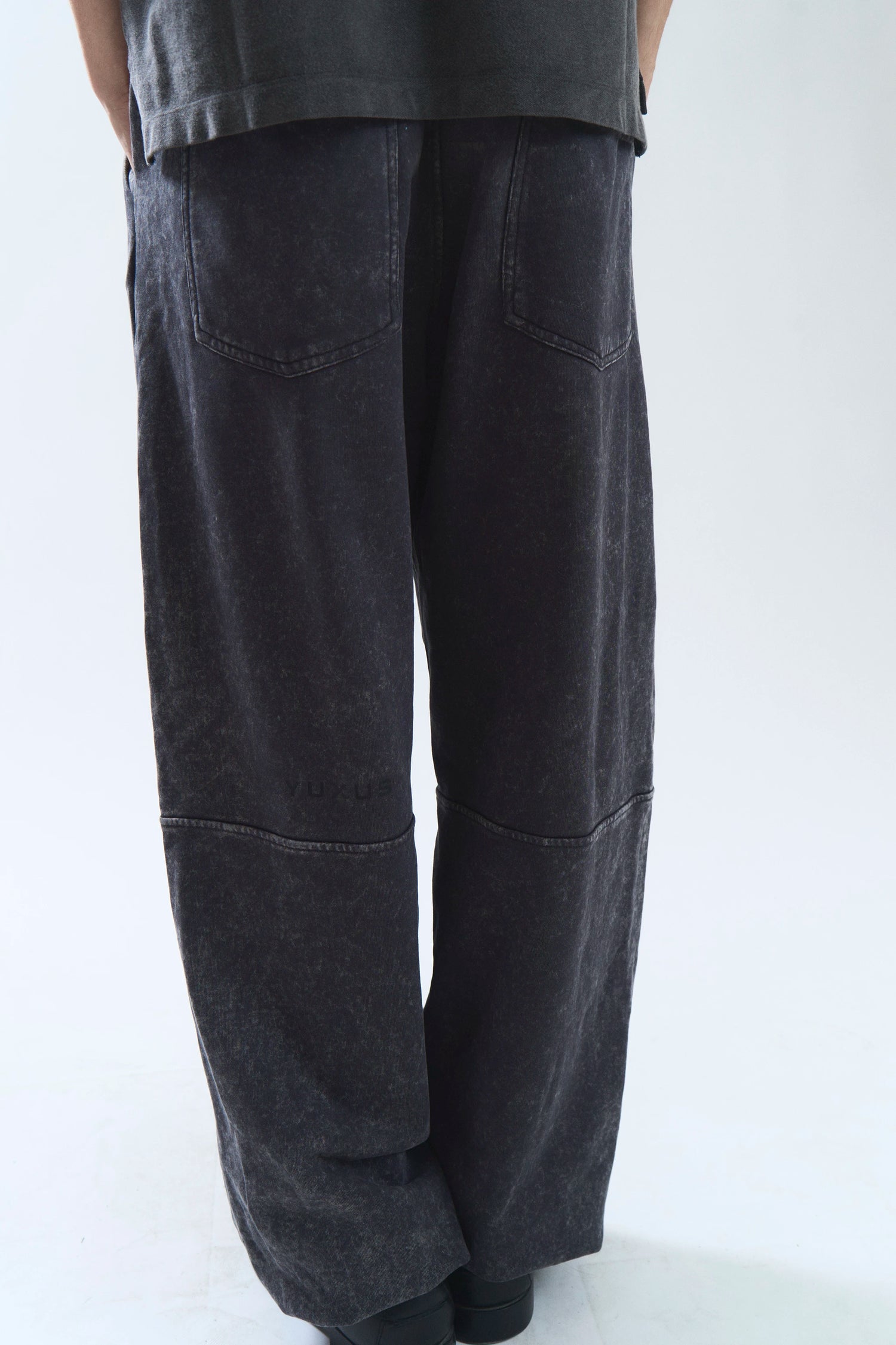 FELT SWEATPANTS BLACK