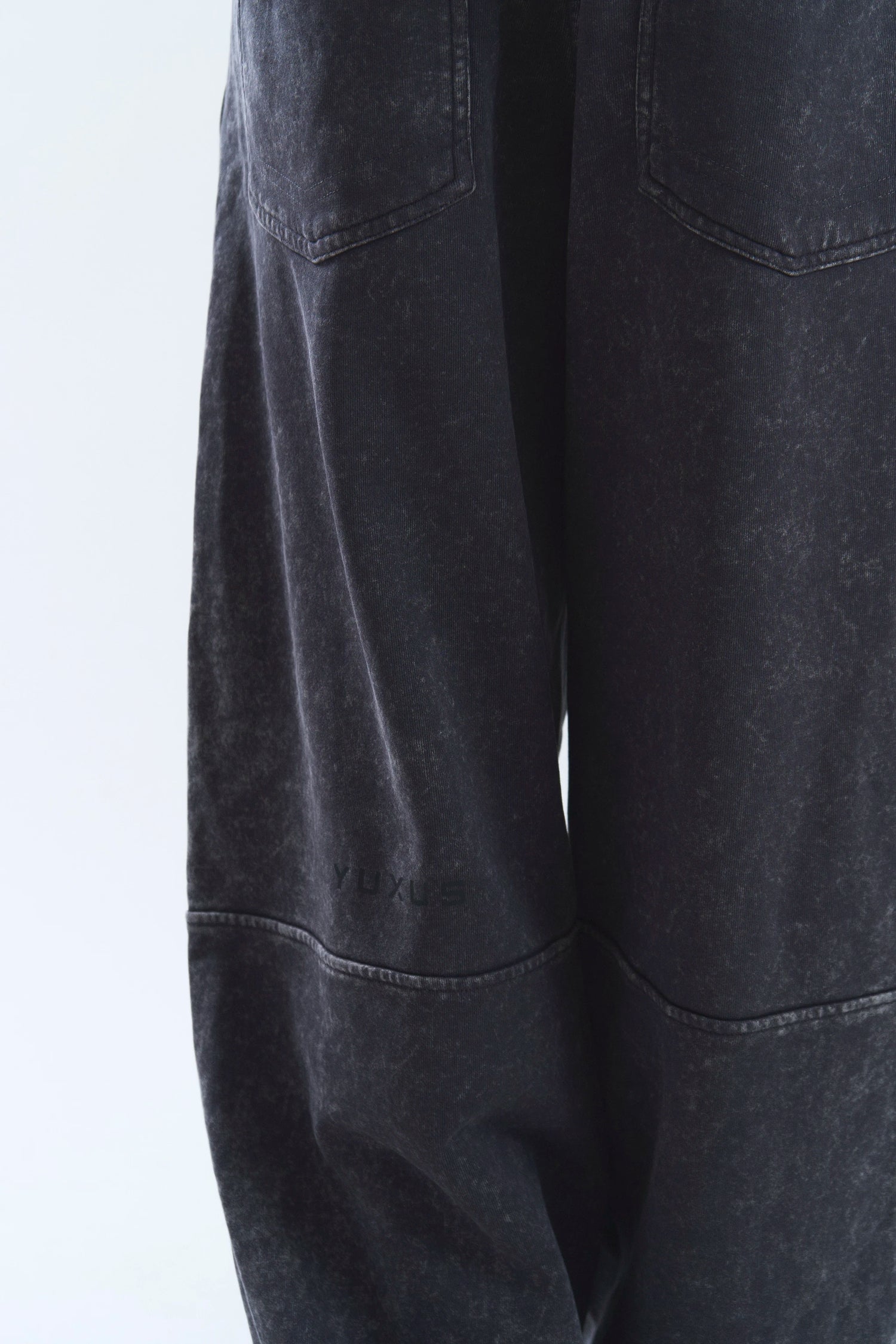 FELT SWEATPANTS BLACK