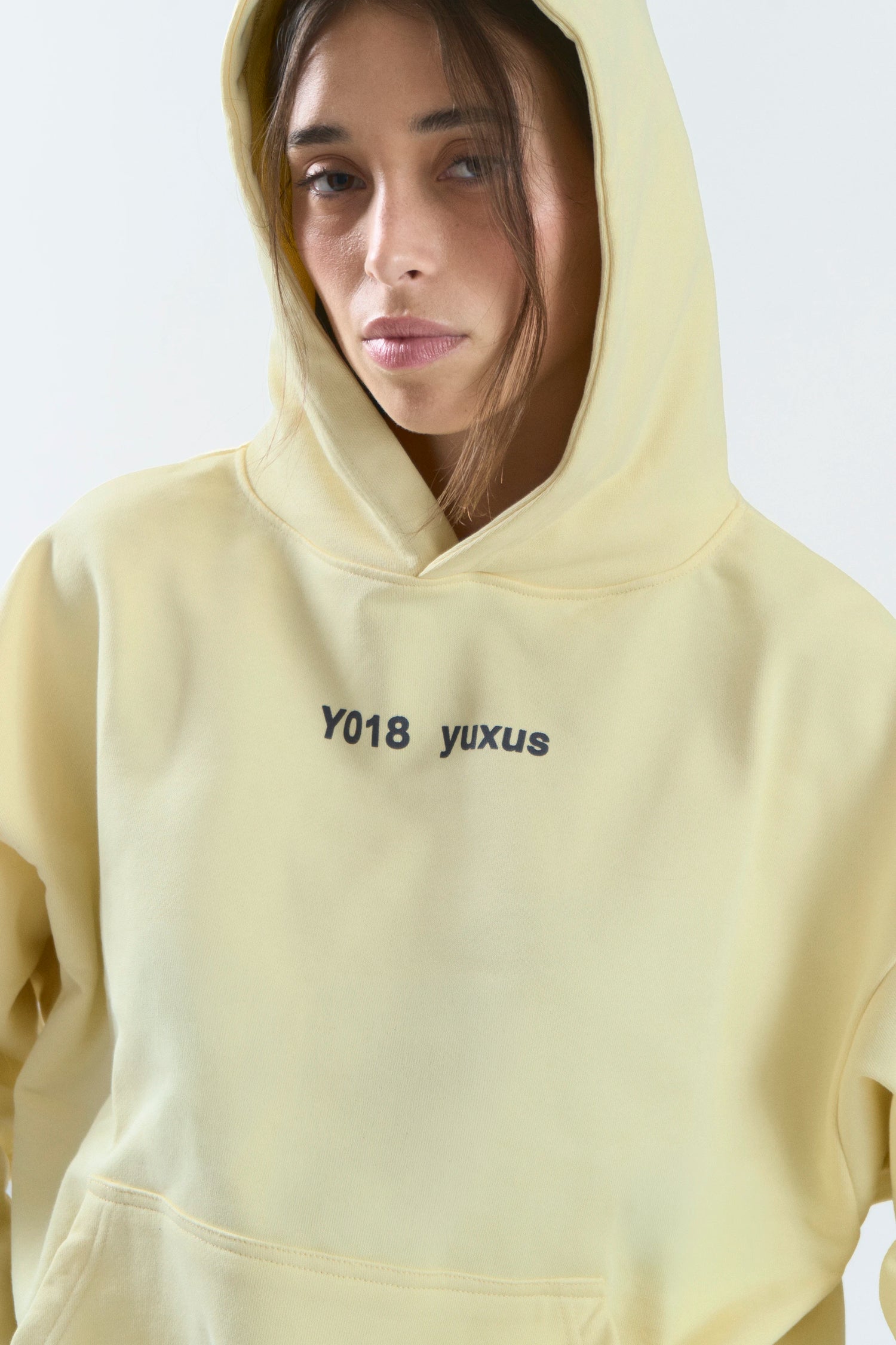 DENSE "LOWERCASE" HOODIE YELLOW