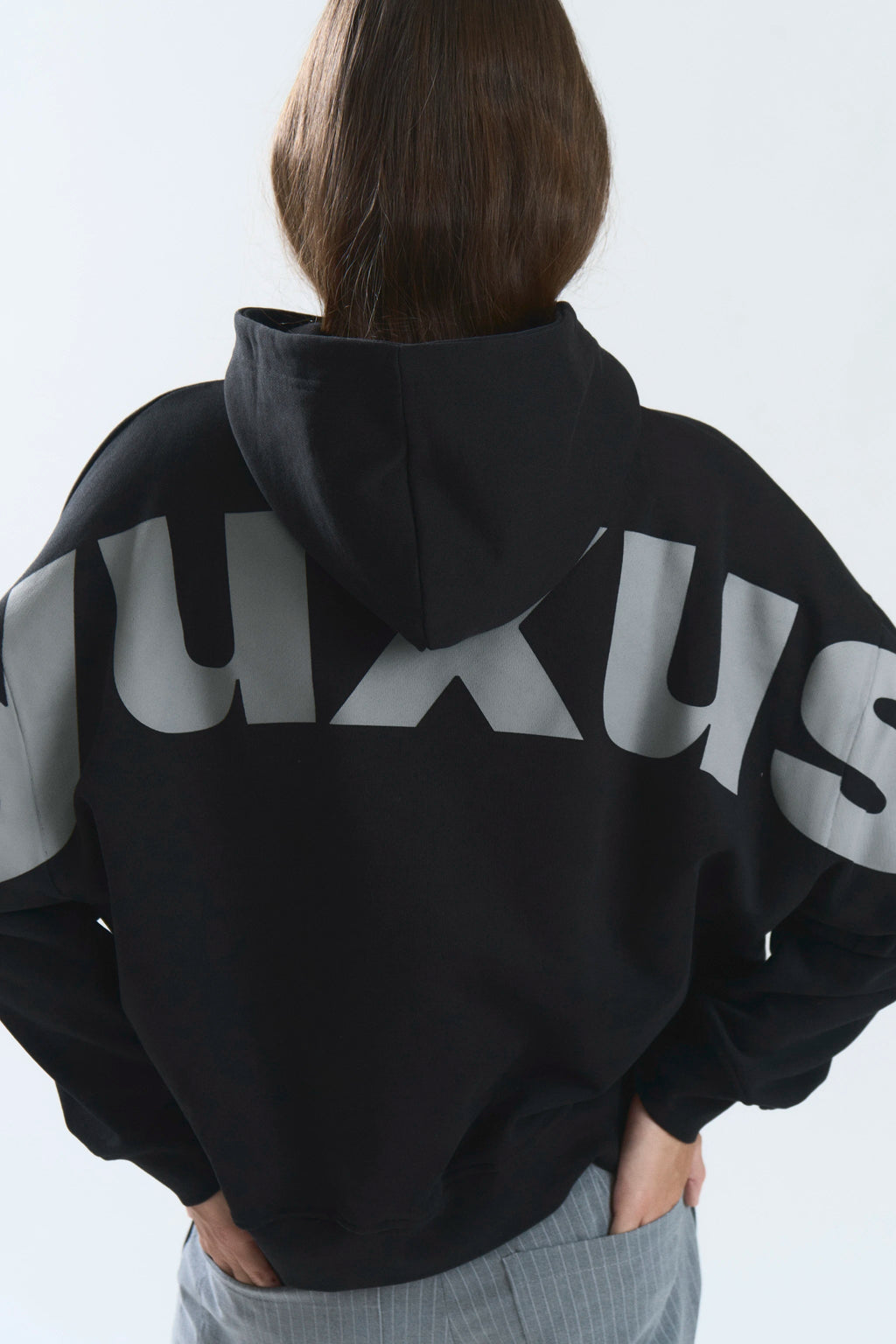 EDGE "LOWERCASE" HOODIE BLACK