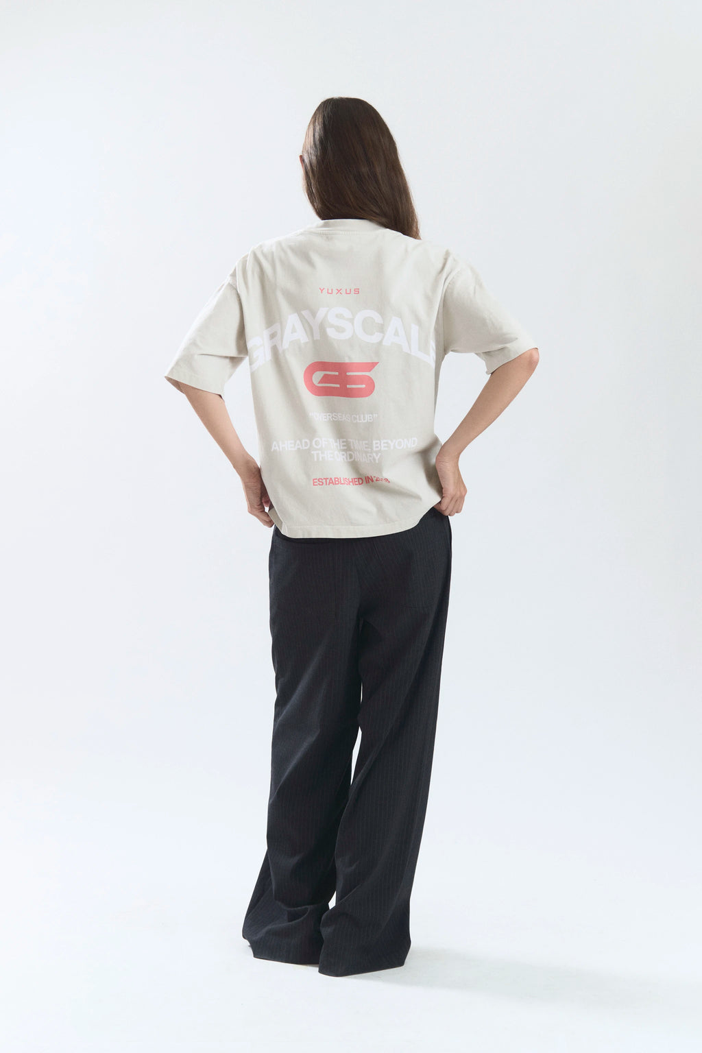 GOOSE "GRAYSCALE" T-SHIRT LIGHT GREY