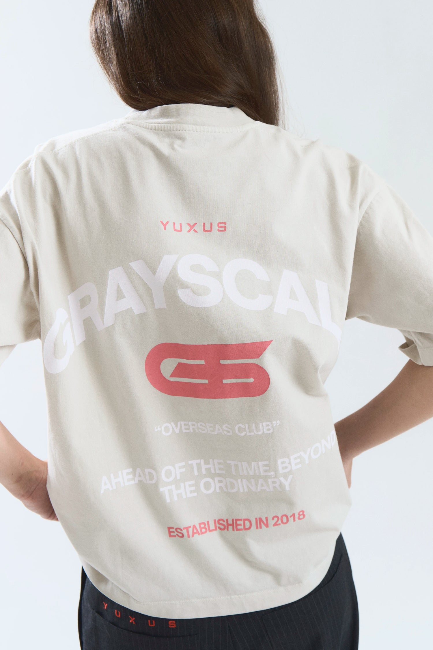 GOOSE "GRAYSCALE" T-SHIRT LIGHT GREY
