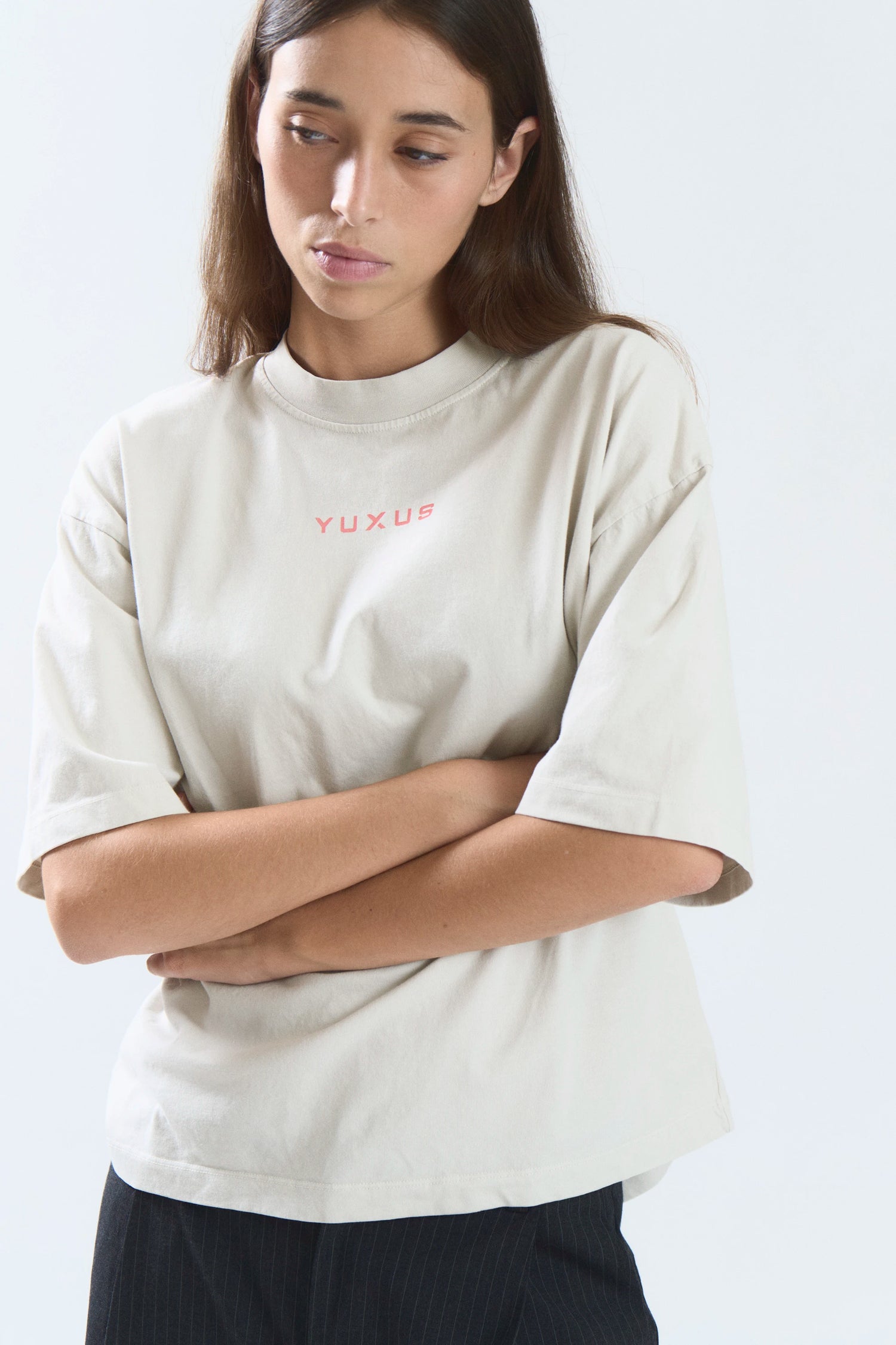 GOOSE "GRAYSCALE" T-SHIRT LIGHT GREY