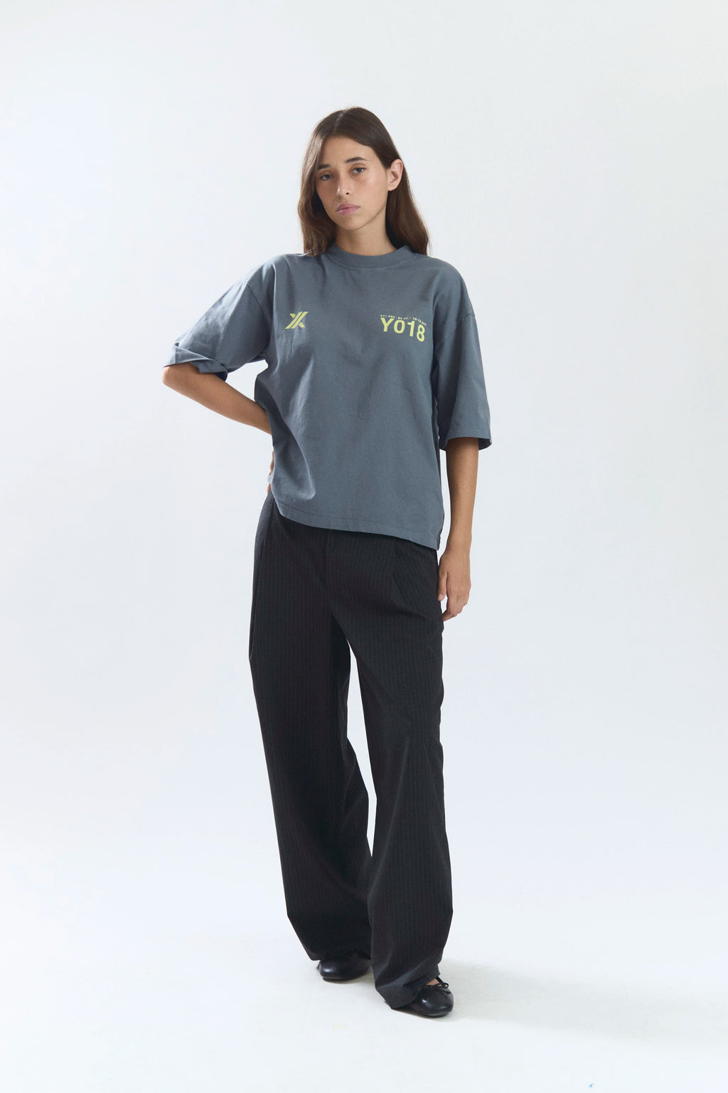 CANDLE  "HONGDAE" T-SHIRT GREY