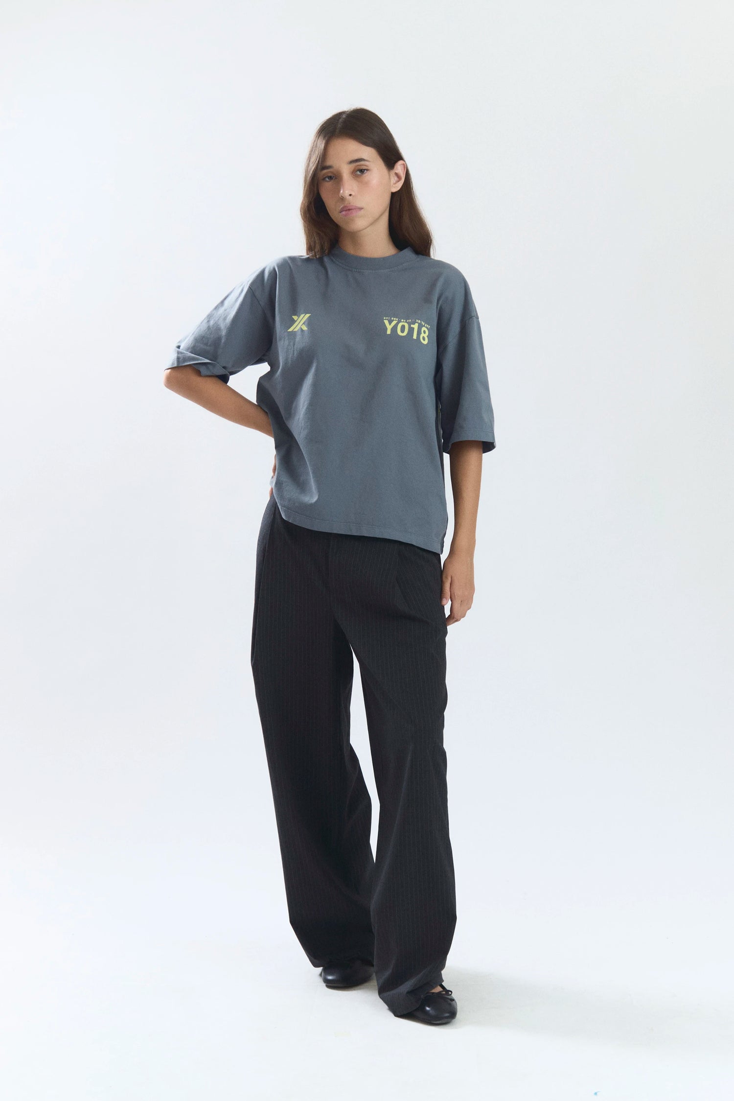 CANDLE  "HONGDAE" T-SHIRT GREY
