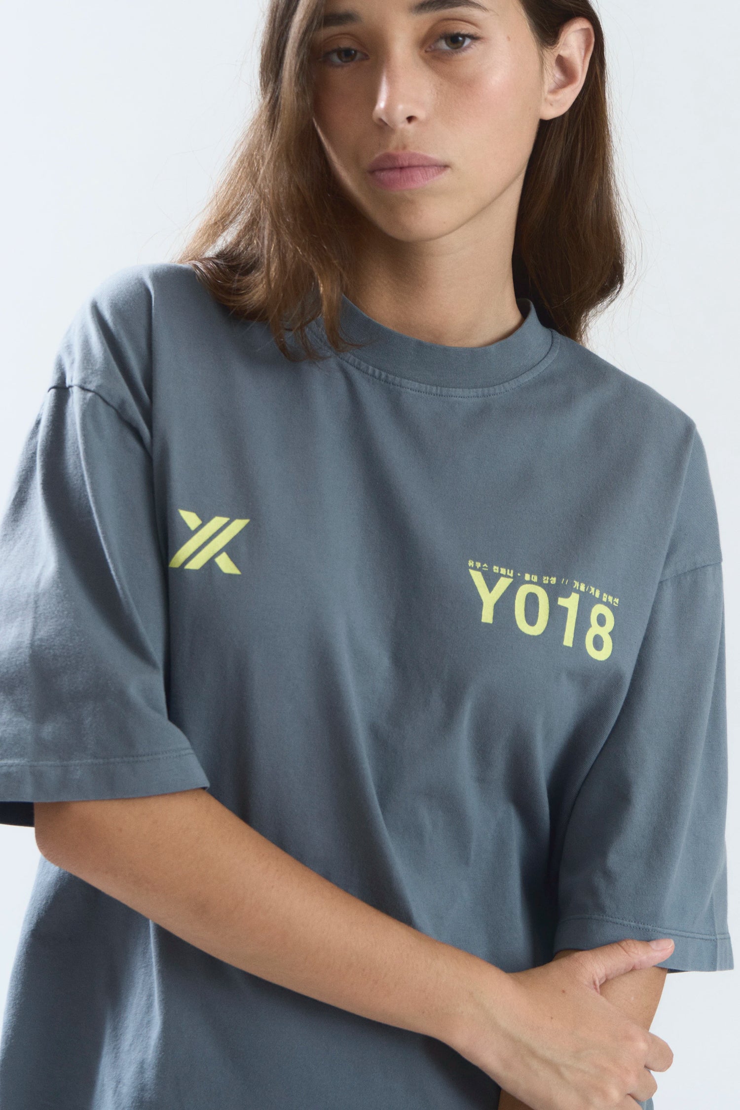 CANDLE  "HONGDAE" T-SHIRT GREY
